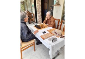 Actividades en hogar geriatrico en la Soledad